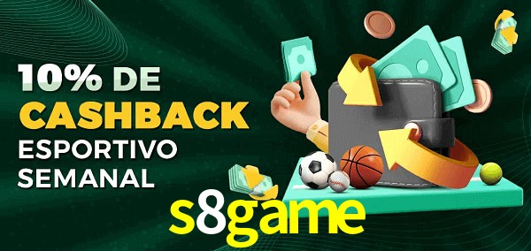 10% de bônus de cashback na s8game